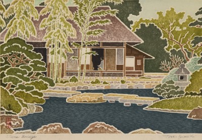 Lot 210 - Toshi Yoshida (1911-1995), woodblock print