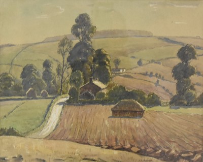 Lot 355 - Henry Samuel Merritt (1884-1963) Rural landscape