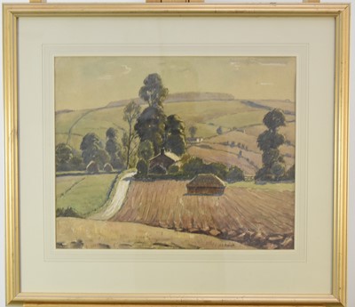 Lot 376 - Henry Samuel Merritt (1884-1963) Rural landscape