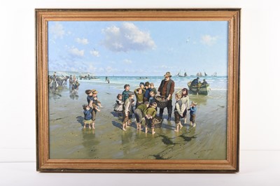 Lot 19 - John Michael Groves (1937-2019) Filey Beach