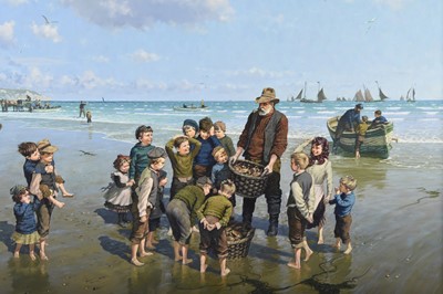 Lot 19 - John Michael Groves (1937-2019) Filey Beach