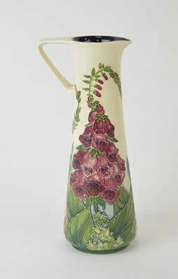 Lot 203 - A Moorcroft 'Amberwood' jug designed by Rachel Bishop, dated 2003