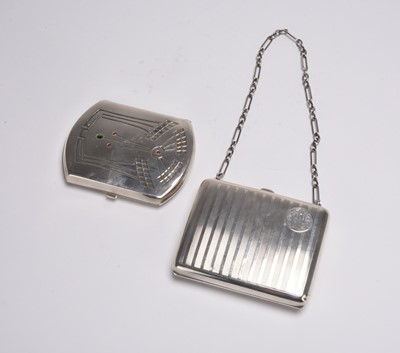 Lot 124 - A purse and a cigarette case