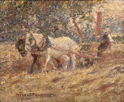 Lot Harry Fidler (1856-1935) Ploughing