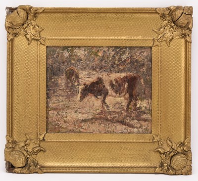 Lot 18 - Harry Fidler (1856-1935) Grazing Cows