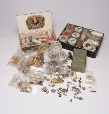 Lot 311 - A large collection of jewellery fastenings