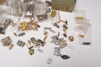 Lot 311 - A large collection of jewellery fastenings