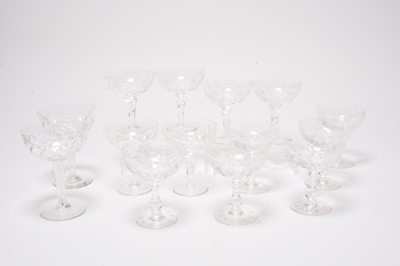 Lot 262 - Waterford Crystal and Stuart drinking glasses with Murano liqueur set