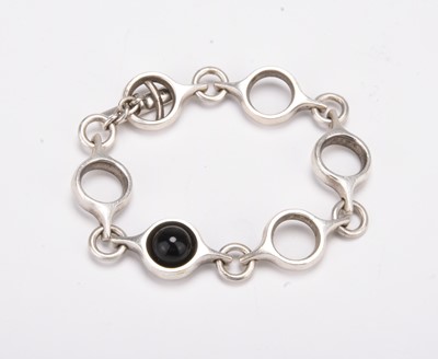 Lot A George Jensen silver sphere bracelet