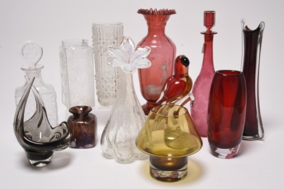 Lot 263 - Glass including Whitefriars, Dartington, Mdina and Scandinavian