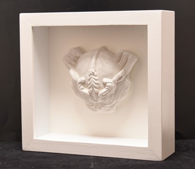 Lot 17 - Eduardo Paolozzi CBE RA (Scottish 1924-2005) Dragon Head, Plaster Sculpture
