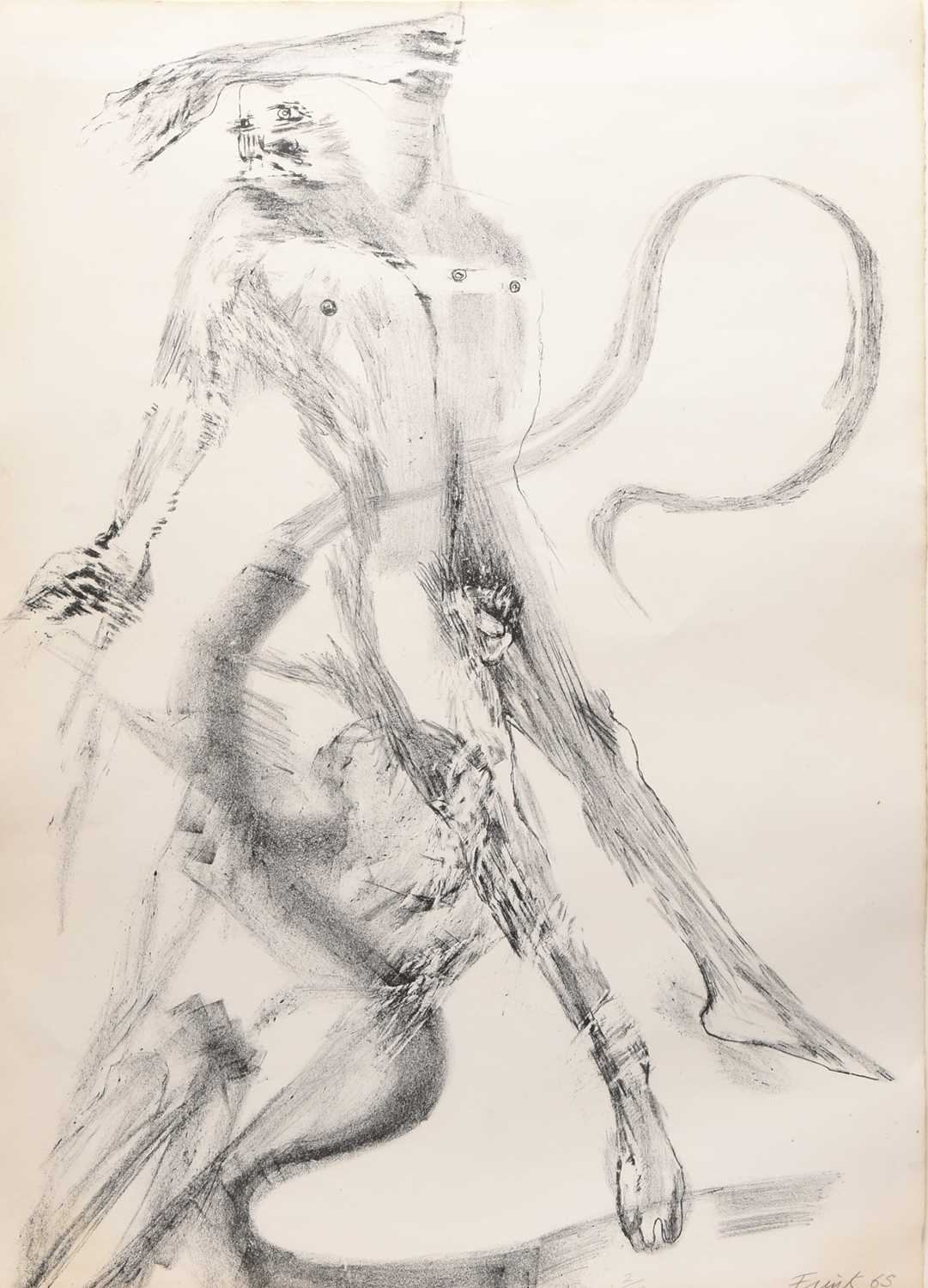 Lot 1 - Dame Elisabeth Frink RA (British 1930-1993) Spinning Man V