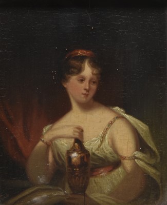 Lot 326 - After Sir William Beechey (1753-1839) Portrait of Charlotte Earle Beechey (1801-1878)