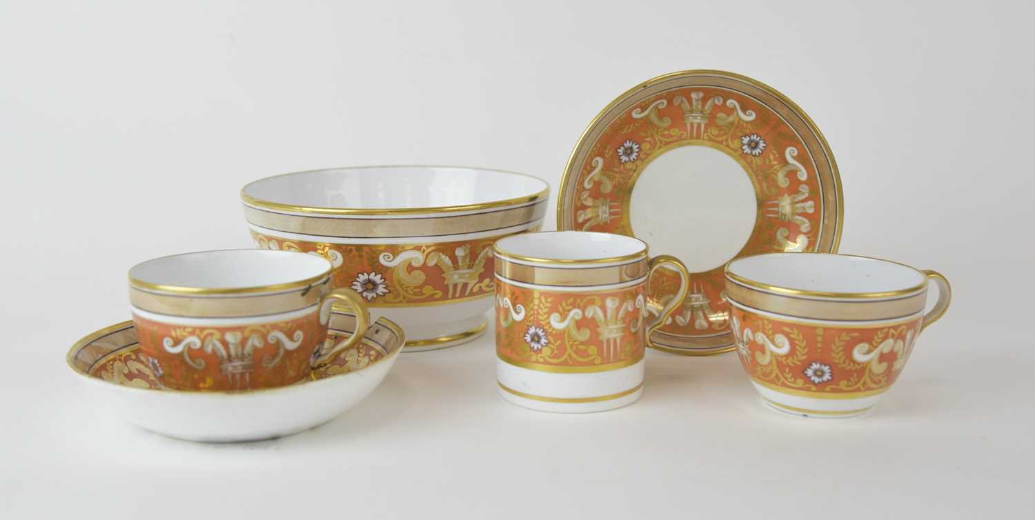 Lot 99 - A group of Spode 'Prince of Wales' tea and coffee wares, circa 1806