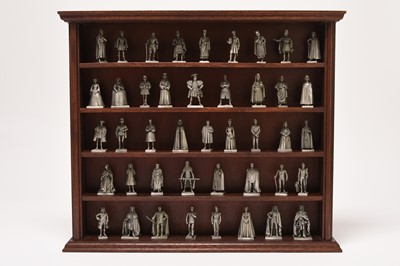 Lot 20 - A set of forty-three Franklin Mint miniature pewter figures