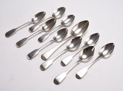 Lot 89 - A collection of silver spoons