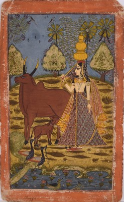 Lot 136 - A group of Indian miniature paintings, 17th to 19th century