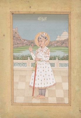 Lot 43 - Two Indian miniature portraits of elder noblemen, Deccan, 19th century