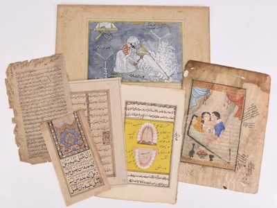 Lot 144 - A collection of leaves from various manuscripts, Persia, 18th/19th century