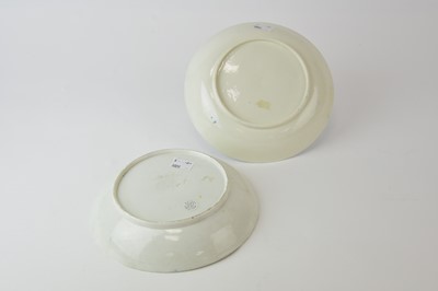 Lot 6 - Caughley 'Tower' dish, two 'Weir' plates and Coalport 'Tower' dish