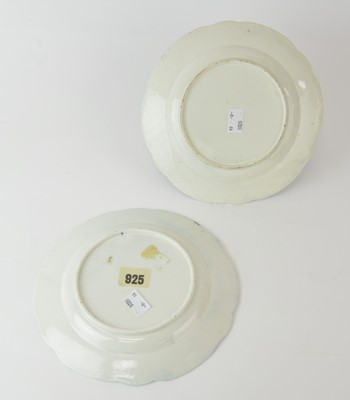 Lot 6 - Caughley 'Tower' dish, two 'Weir' plates and Coalport 'Tower' dish