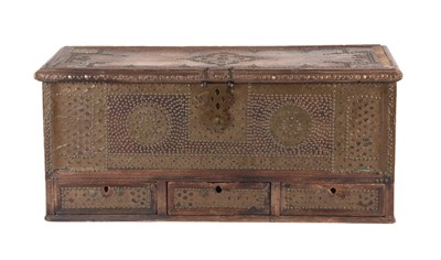 Lot 230 - An Omani hardwood chest