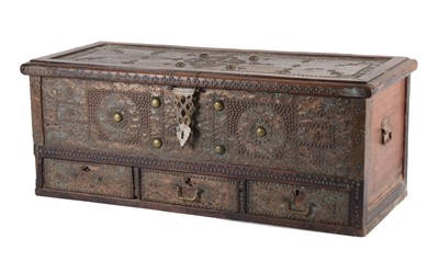 Lot 231 - An Omani hardwood chest