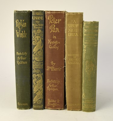 Lot 163 - RACKHAM, Arthur, five books illustrated by. Rip Van Winkle