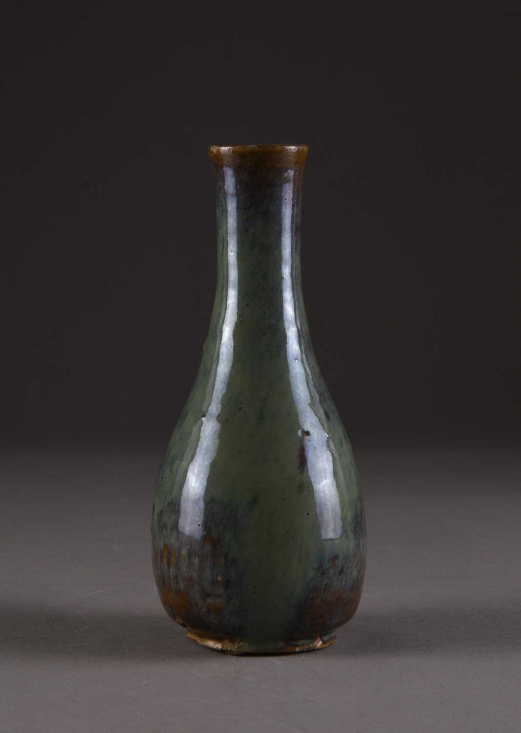 Lot 96 - A Chinese Jun ware bottle vase, probably Song Dynasty