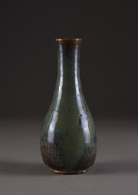 Lot 96 - A Chinese Jun ware bottle vase, probably Song Dynasty