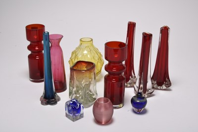 Lot 265 - Glass including Alstefors and Whitefriars