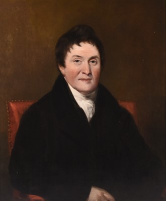 Lot British School (19th Century) Portraits of Captain Alexander Allan (1780-1854) and wife Jean Allen (1782-1886)