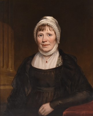 Lot 3 - British School (19th Century) Portraits of Captain Alexander Allan (1780-1854) and wife Jean Allen (1782-1886)