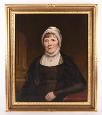Lot 3 - British School (19th Century) Portraits of Captain Alexander Allan (1780-1854) and wife Jean Allen (1782-1886)