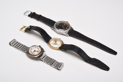 Lot 456 - J.W.Benson: Three gentleman's wristwatches