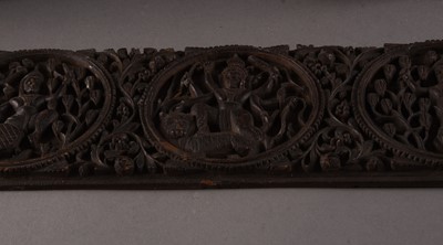 Lot 19 - An assembled group of Indian wood carvings, 18th-20th century