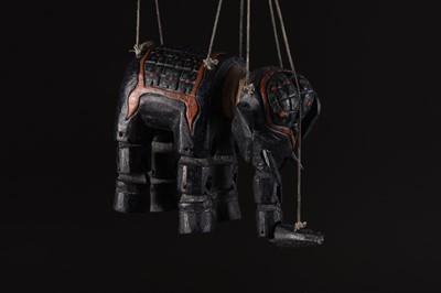 Lot 19 - An assembled group of Indian wood carvings, 18th-20th century