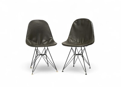 Lot 133 - Charles and Ray Eames: DKR-1 Eiffel chairs, a pair (2)