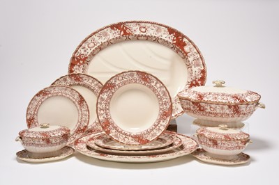 Lot 111 - A Copeland part dinner service, 19th century