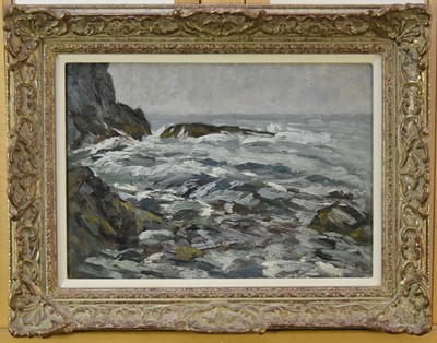 Lot 290 - Walter Durac Barnet (1876-1961) At Solva, Pembrokeshire