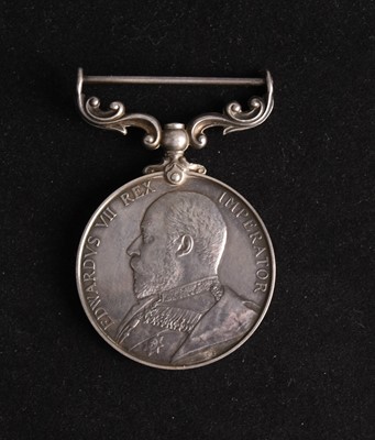 Lot 150 - Edward VII Army Long Service and Good Conduct Medal to Dvr. J. Eldridge