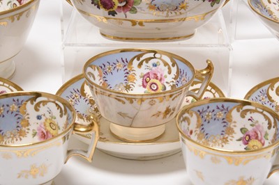 Lot 101 - A Ridgway tea and coffee service, circa 1830
