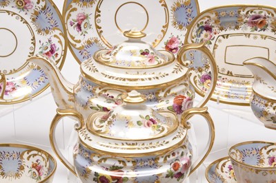 Lot 101 - A Ridgway tea and coffee service, circa 1830