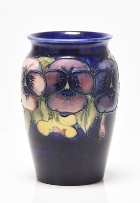 Lot 170 - Walter Moorcroft 'Pansy' vase