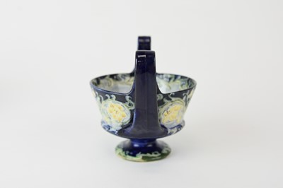 Lot 154 - William Moorcroft for James Macintyre, a 'Florian' twin-handled bowl, circa 1907-10