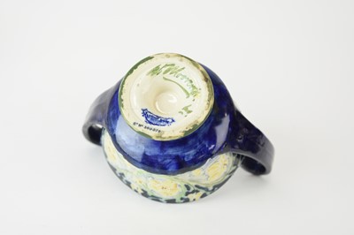 Lot 154 - William Moorcroft for James Macintyre, a 'Florian' twin-handled bowl, circa 1907-10