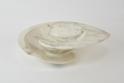 Lot 193 - Antonia Salmon (b.1959) Smoke-fired and burnished sculptural bowl