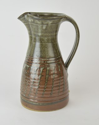 Lot 200 - St. Ives studio pottery jug in the style of David Leach (1911-2005)