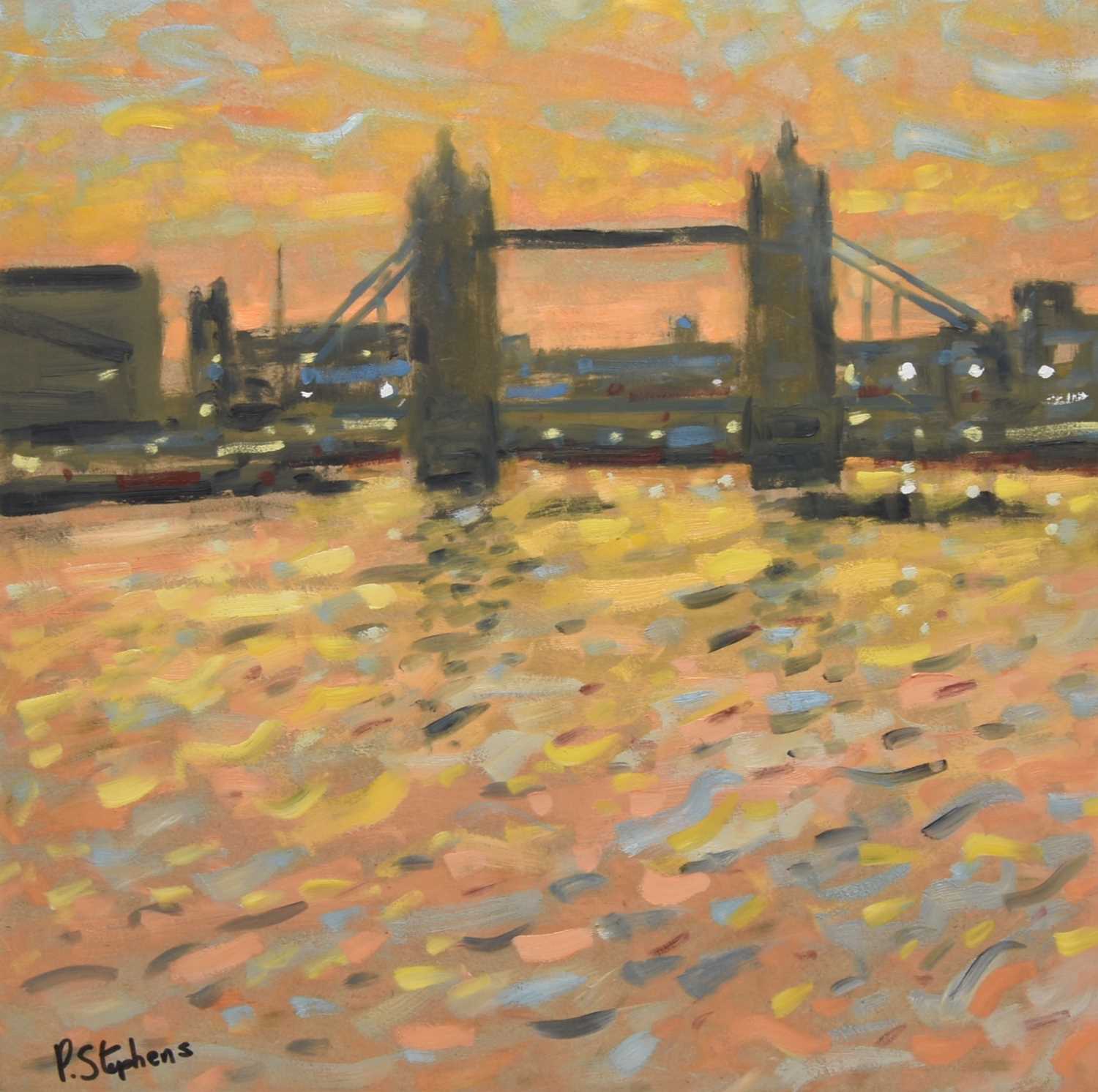Lot 10 - Paul Stephens (British b.1957) Early Morning, Tower Bridge, London