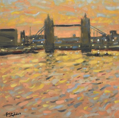 Lot 10 - Paul Stephens (British b.1957) Early Morning, Tower Bridge, London